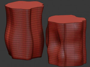 स्लैब कॉफी टेबल 3D मॉडल