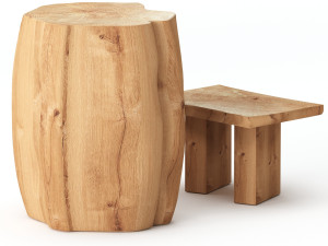 slab coffee tables Model 3D
