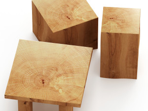 slab coffee tables Modèle 3D