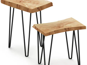 석판 커피 테이블 3D 모델