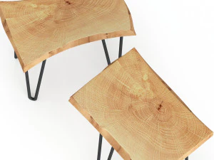 slab coffee tables 3D Model