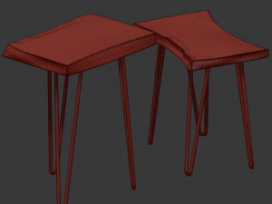 slab coffee tables 3Dモデル