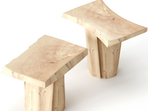 slab coffee tables Modèle 3D
