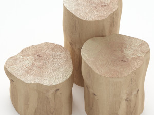 slab coffee tables Modèle 3D