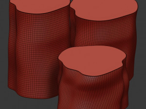 slab coffee tables Modèle 3D