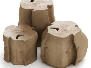 slab coffee tables Modèle 3D