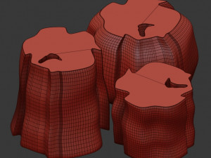 slab coffee tables 3D Model