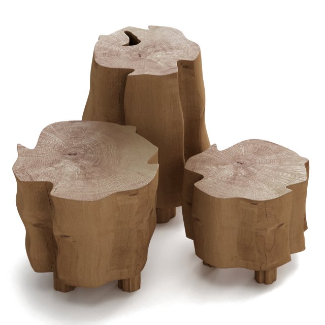 slab coffee tables 3D Model .c4d .max .obj .3ds .fbx .stl .blend 