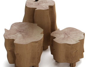 slab coffee tables Modèle 3D