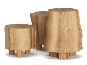 slab coffee tables 3D Model