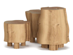 slab coffee tables 3D Model