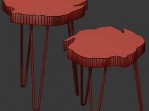 slab coffee tables 3D Model