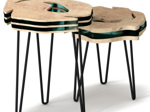 slab coffee tables Model 3D