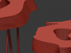 slab coffee tables 3D Model