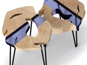 slab coffee tables 3D Model