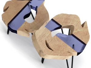 slab coffee tables Modelo 3D