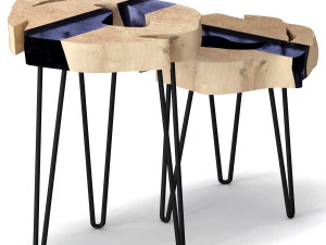 slab coffee tables 3D Model