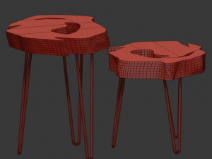 slab coffee tables Modelo 3D
