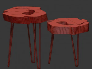 slab coffee tables 3D Model