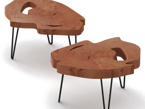 slab coffee tables 3D 모델