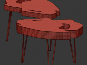slab coffee tables 3D Model