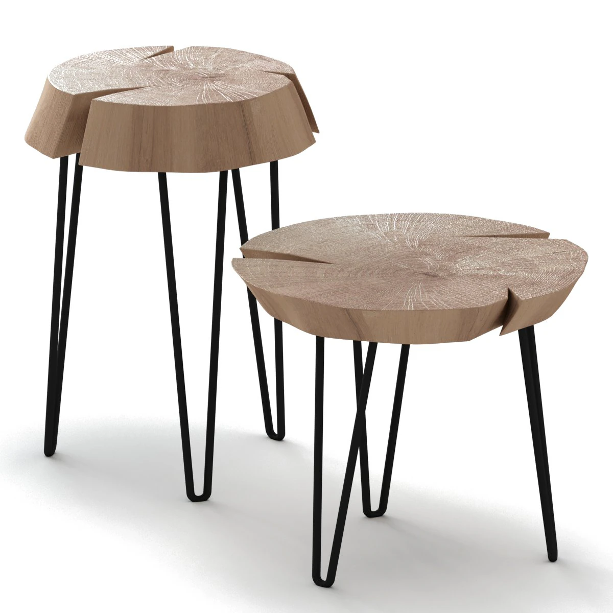 tavolini da caff&egrave; in lastra Modello 3D .c4d .max .obj .3ds .fbx .stl .blend 