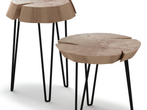 slab coffee tables Modèle 3D