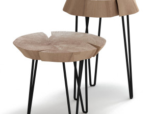 slab coffee tables 3D 模型