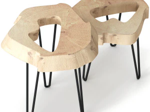 platte salontafels 3D Model