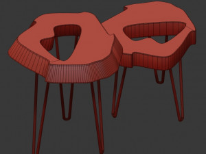 slab coffee tables 3D Model