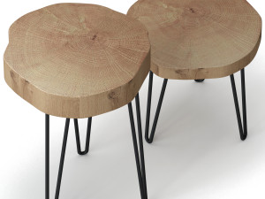 slab coffee tables Modelo 3D