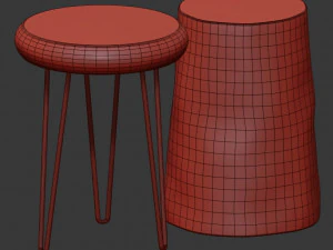 tavolini da caff&egrave; in lastra Modello 3D