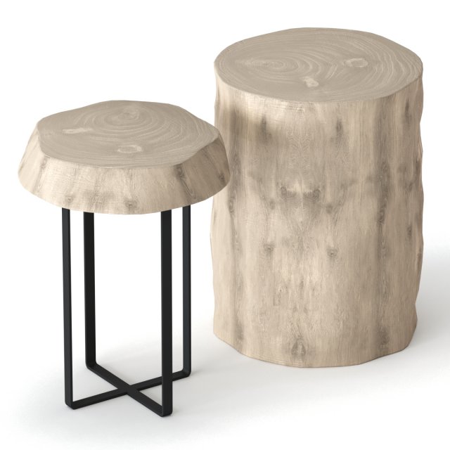 slab coffee tables Model 3D .c4d .max .obj .3ds .fbx .stl .blend