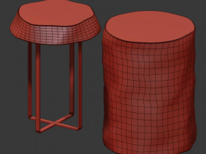 slab coffee tables Model 3D