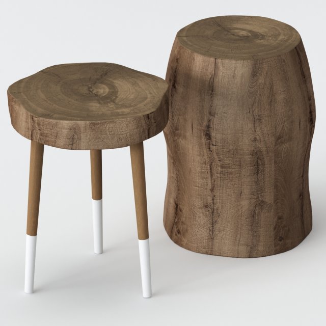 slab coffee tables 3D Model .c4d .max .obj .3ds .fbx .stl .blend 