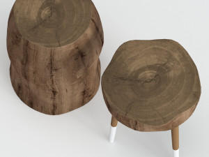 slab coffee tables 3D Model