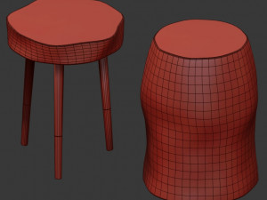 slab coffee tables 3D Model