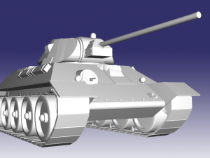 t-34-57 mm 1941 Modelo 3D