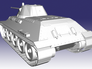 t-34-57 mm 1941 3D 모델