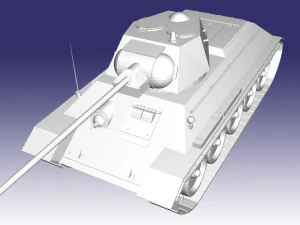t-34-57mm 1942 Model 3D