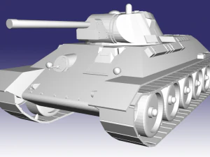 t-34 1941 3D Model