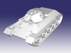 t-34 1941 3D Model