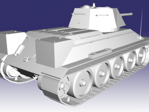 t-34 1942 Model 3D