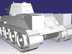 t-34 1942 3D Model