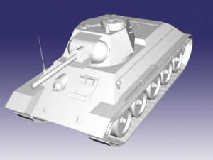 t-34 1943 Modelo 3D