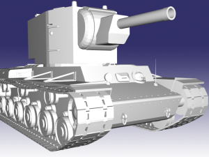 kv-2 Modelo 3D