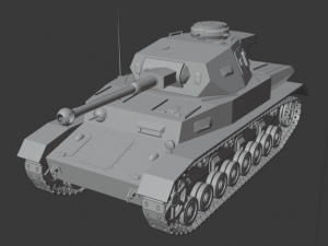 pz iv f2 1942 Modèle 3D