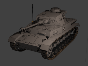 pz iv f2 1942 Modèle 3D