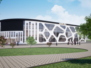 shopping mall aurora concept Modelo 3D