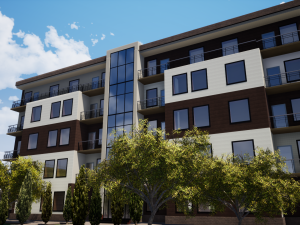 5 storey building 3D 모델